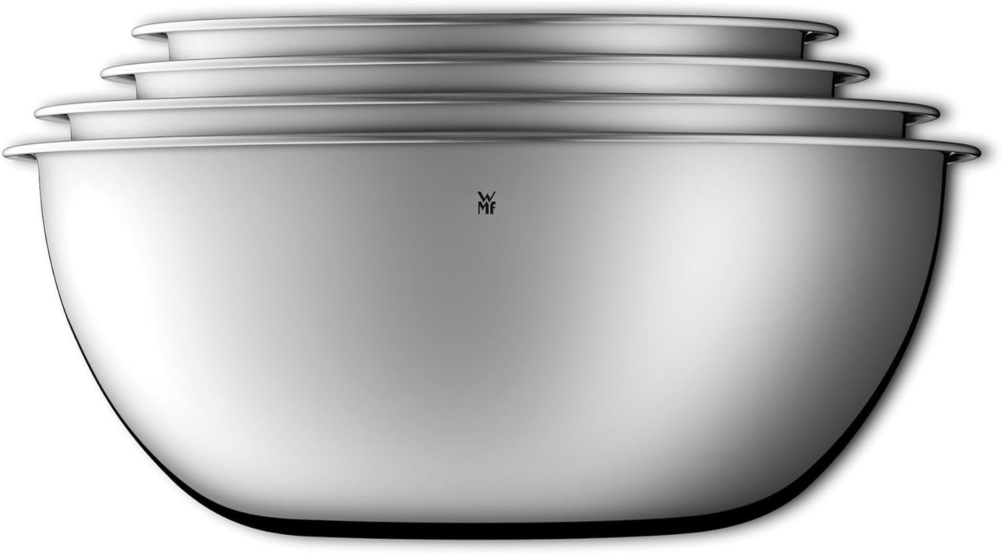 WMF Ceramill Oakwood Cromargan sæt, elektrisk kværn og Gourmet For The Kitchen skål sæt 4 stk. Kværne og skæremaskiner Naty Shop