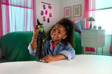 Mattel Wicked Elphaba modedukke og tilbehør med grøn hud, sort flettet hår, forskellige mulige positurer og udvidelig boldkjole, HXT62, [Multicolor] Naty Shop Dolls