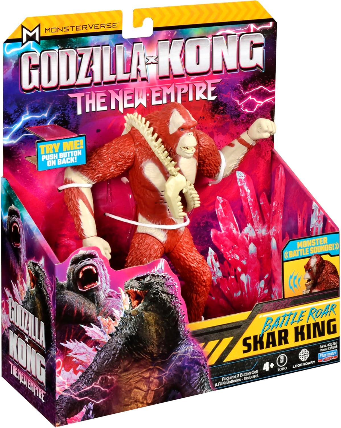 Godzilla X Kong: New Empire Battle Roar Skarking, Actionfigurer, 17 cm Actionfigurer Naty Shop