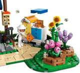 LEGO Friends Hus og Blomsterhave Biavlerbyggesættet Naturlegesæt Gave til piger 12+ Bygbare modelsæt 4 minifigurer og dyrefigurer Kat og kanin 42669 Byggesæt Besuche den LEGO-Store