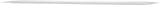 Bleu Calin Flad svamp lavet af memoryskum og polyesterfiber, hvid 160 X 40 cm Naty Shop standard puder 160 cm Flad