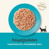 Applaws 100 % naturlig våd kattefoder tunfileter i bouillon - pakke med 12 70 g poser