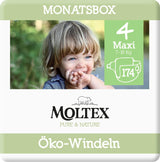 Pure & Nature Økologiske bleer Størrelse 6 XL (17-28 kg) Månedsæske 84 Økologiske bleer