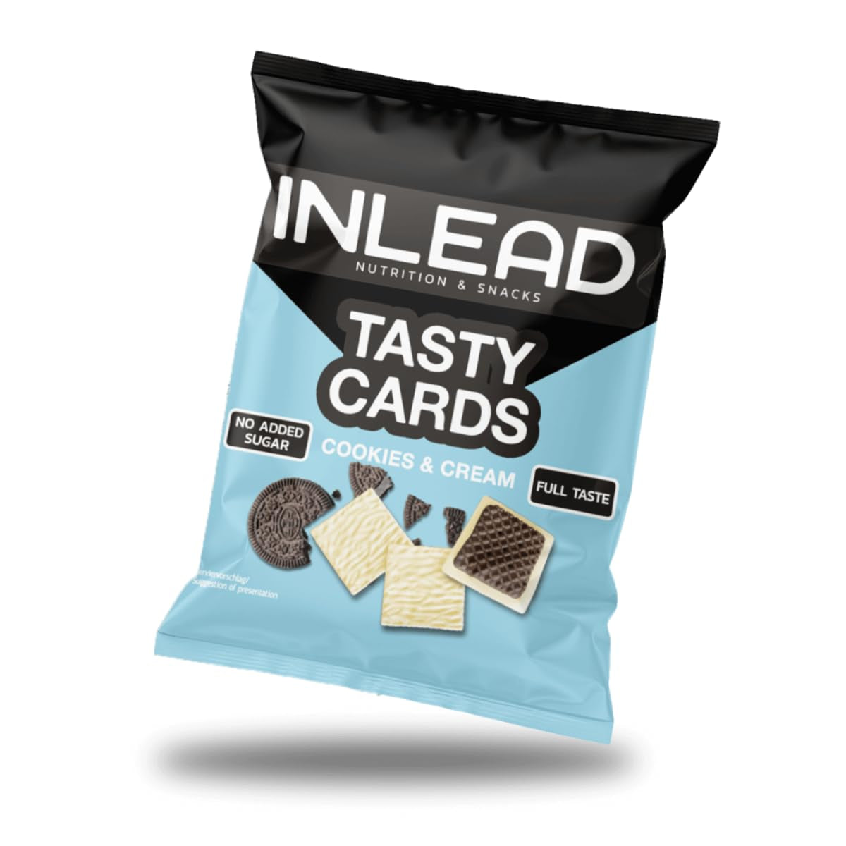 Velsmagende kort - Sukkerfri chokoladekager med cremet fyld | Bevidst forkælelse til kuverter | Snack med lavt kalorieindhold - 3 x 52 g (flødekager)