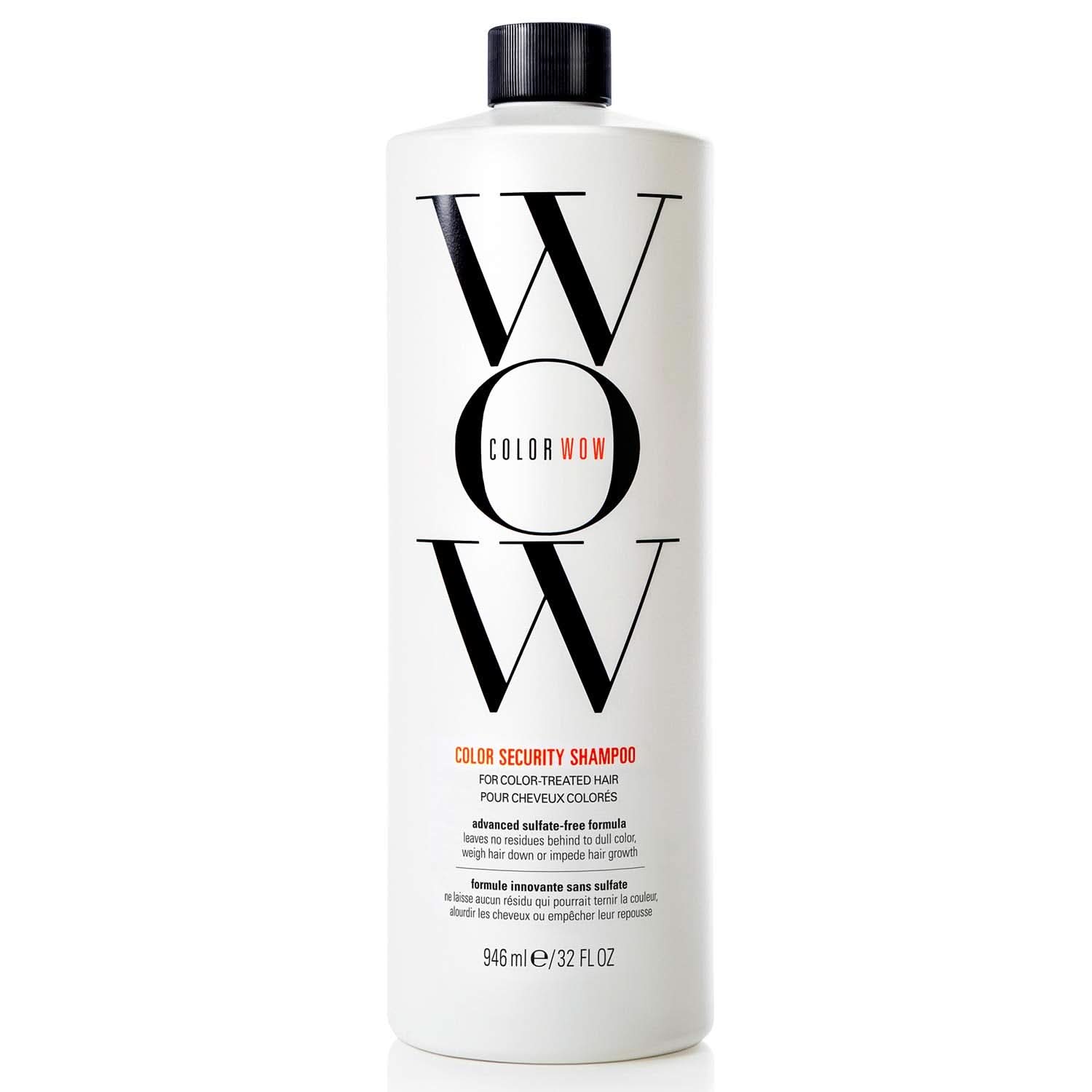 Wow Color Shampoo, Silikone og Sulfat Fri farvepleje Shampoo til farvet hår, 250ml Naty Shop Shower and Bath 946ml