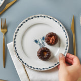 Karaca İznik dessertsæt til 6 personer, 18 stykker - elegant service til lækre desserter