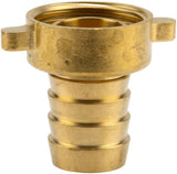 Gardena messing slangefitting, 2-delt: højkvalitets messing fitting, 26,5 mm (G 3/4") gevind, til 1/2" (13 mm) slanger (7140-20)