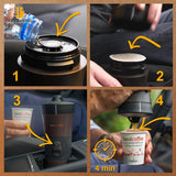 Handpresso - Håndkaffe Auto 21000 | 12V bil espressomaskine - 12 volt espressomaskine til biler | Senseo Pad espressomaskine til biler - 12V rejse espressomaskine | 12 volt espressor til autocampere