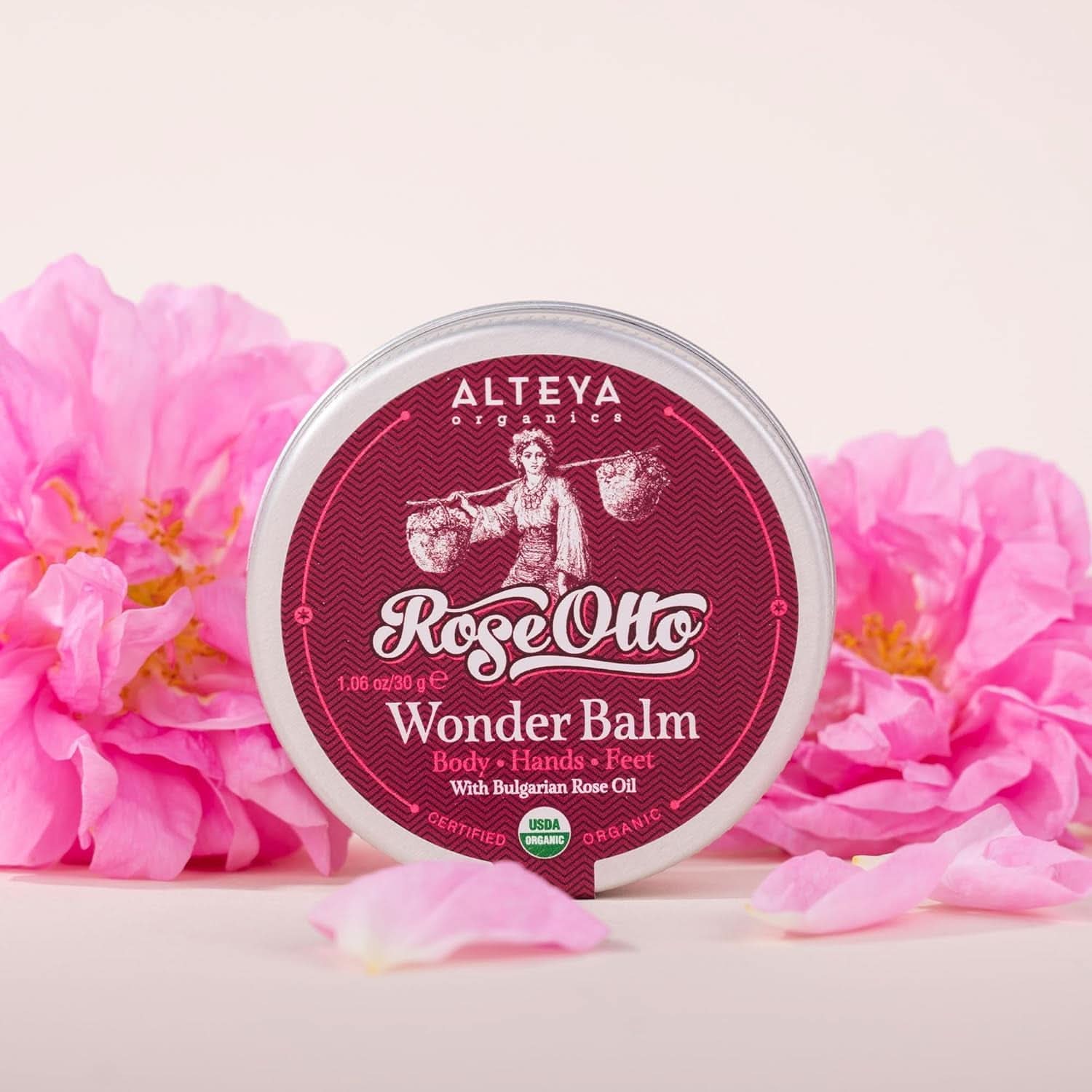 Alteya Organic Miracle Balm Rose 30 g Kosmetik og skønhed Naty Shop
