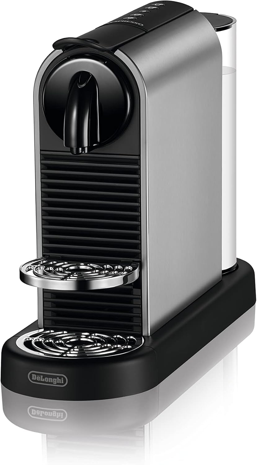 Nespresso EN167.W Citiz kapsel espressomaskine, højtrykspumpe og ideel temperaturkontrol, uden Aeroccino (mælkeskummer), energisparefunktion, 1260 W, cremehvid, 37,4 x 11,9 x 25,5 cm