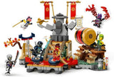 LEGO NINJAGO Tournament Arena Eventyrlegetøj til børn Ninja-legesæt med 6 minifigurer Samling Byggesæt Fødselsdagsgave til 7-årige drenge og piger 71818 Byggesæt Besuche den LEGO-Store