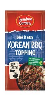 Bamboo Garden - Koreansk BBQ Topping | Gewürztopping zum Verfeinern von Koreanischen Grillgerichten | Veganske, naturlige ingredienser | 15 g i pose