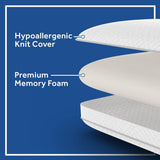 Sealy Essentials Memory Foam Pillow Standard White 2 Piece Naty Shop Standard Puder