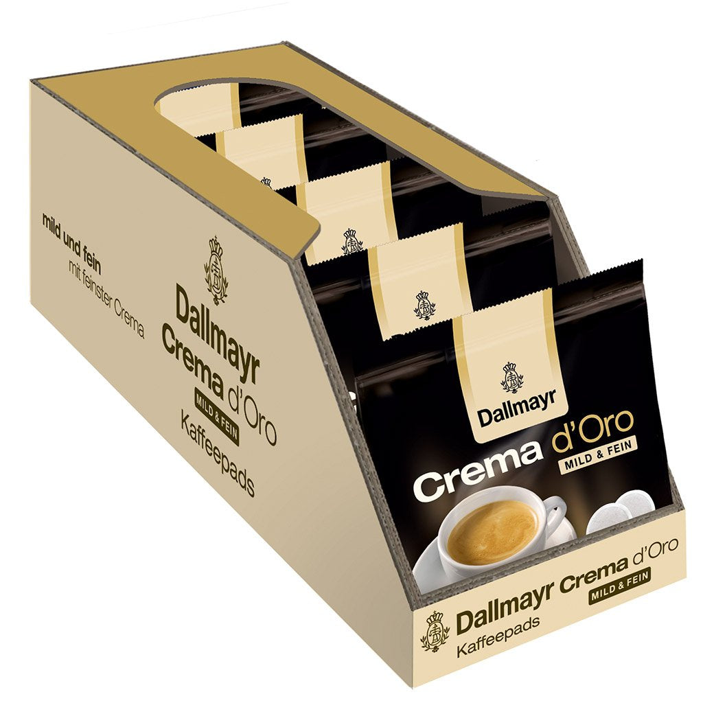 Crema d'Oro milde og fine pads (16 Kaffee Pads) (Packung mit 4)