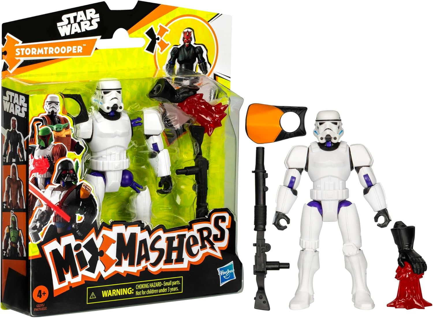 Star Wars Mixmashers Stormtrooper, der kan tilpasses Mix-And-Match Actionfigur og tilbehør Actionfigurer Naty Shop