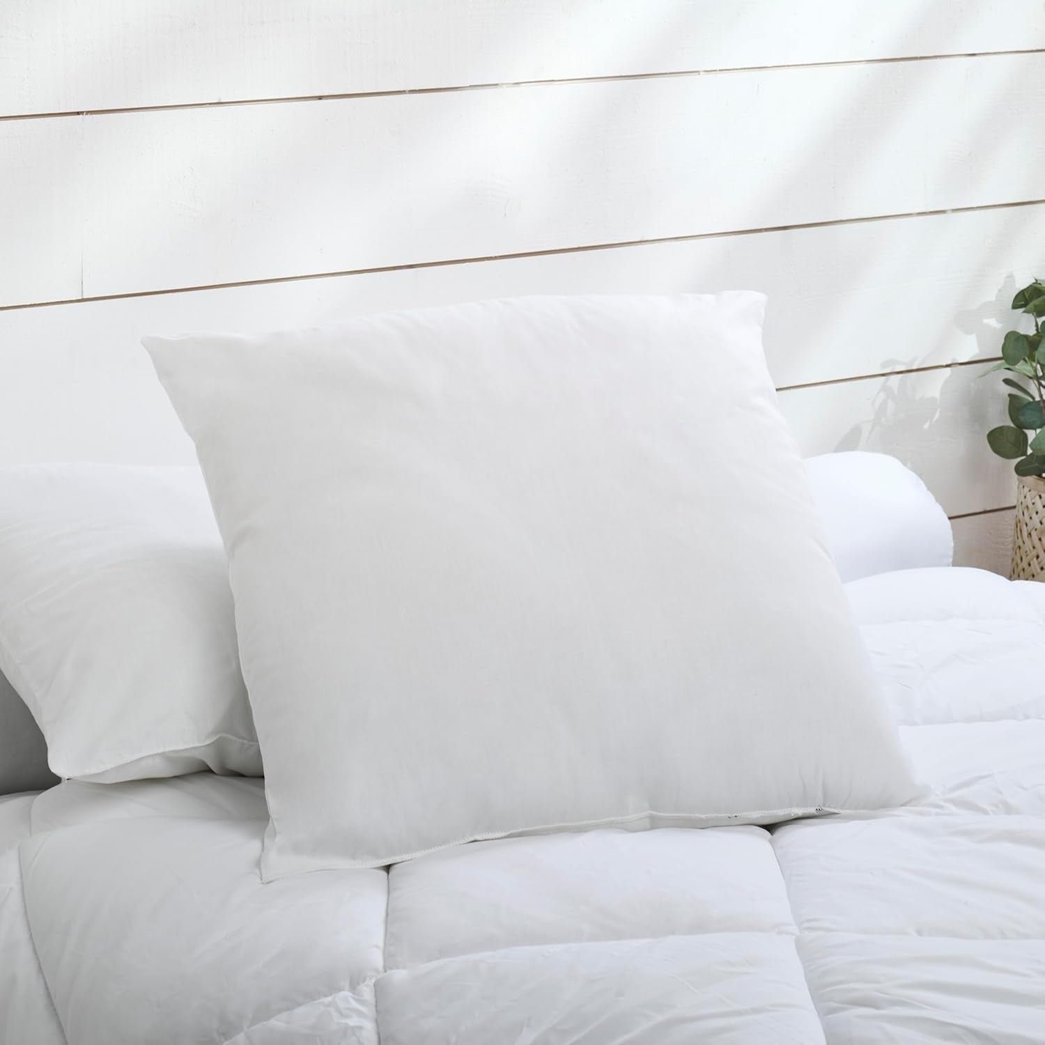 Bleu Calin Pack quilt 1 person 140X200 Cm + 1 pude 60X60 Cm, 95° vaskbare Dyner og dyner Naty Shop