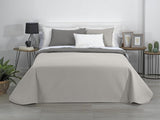 AVA | Vendbar dyne | Til alle årstider | Farve - Beige/Taupe | Til 105 cm seng. (200 X 270 Cm. Ancho X Alto) | Quiltet quilt Quilts og quilts Naty Shop