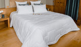 COLAS NORMAND quilt, antimide og antibakteriel, let, 260 X 240 cm, langtidsholdbar effekt, perfekt hygiejne, mikrofiber, blød og behagelig, vaskbar, hvid 53130250 Dyner og dyner Naty Shop