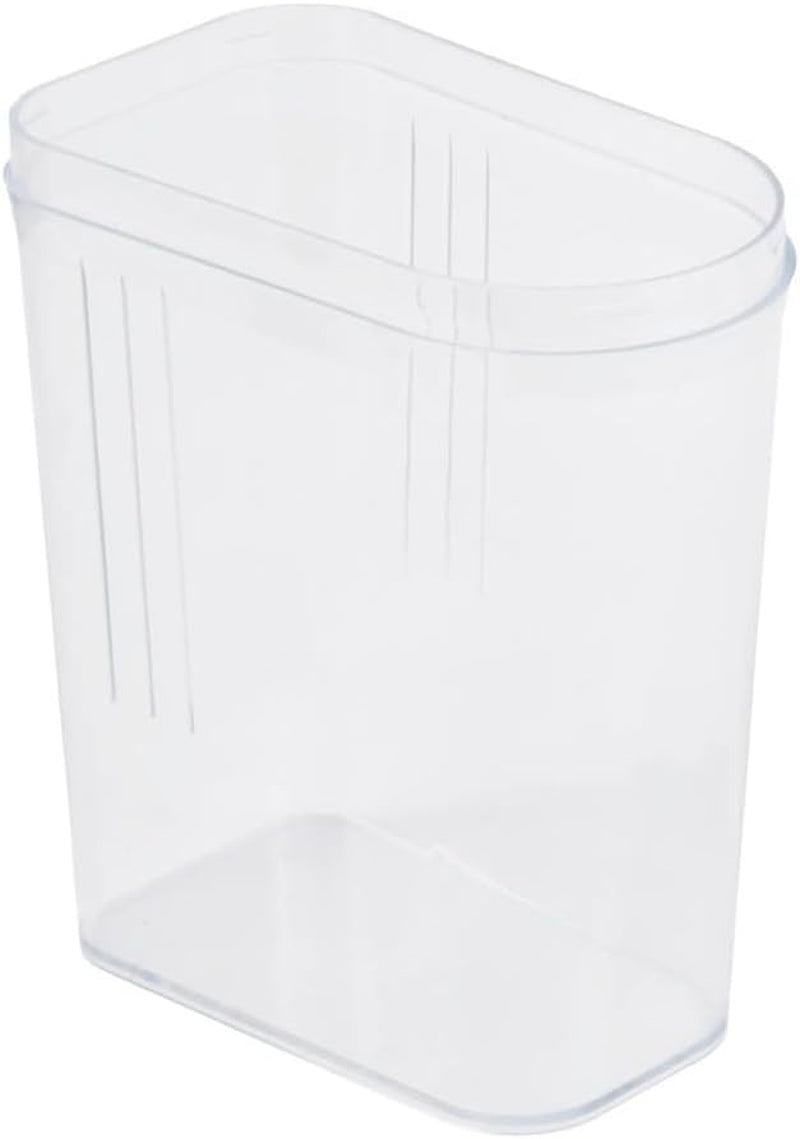 keeper hældeboks til tørre forsyninger, trinløst justerbart doseringslåg, plastik, 500 ml, 8 x 4,5 x 15 cm, Paola, hvid Madopbevaringsbokse Naty Shop