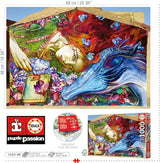 Educa - Puslespil med 1000 brikker for voksne | Sant Jordi, Lily Brick. Mål: 68 X 48 cm. Inkluderer Fixpuzzle puslespil lim. I 14 år (19926) Puzzle Naty Shop