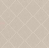Papstar, 50 servietter "ROYAL Collection" 1/4 gange 40 Cm X 40 Cm "Elegance" Brun, #86498 (pakke med 2)