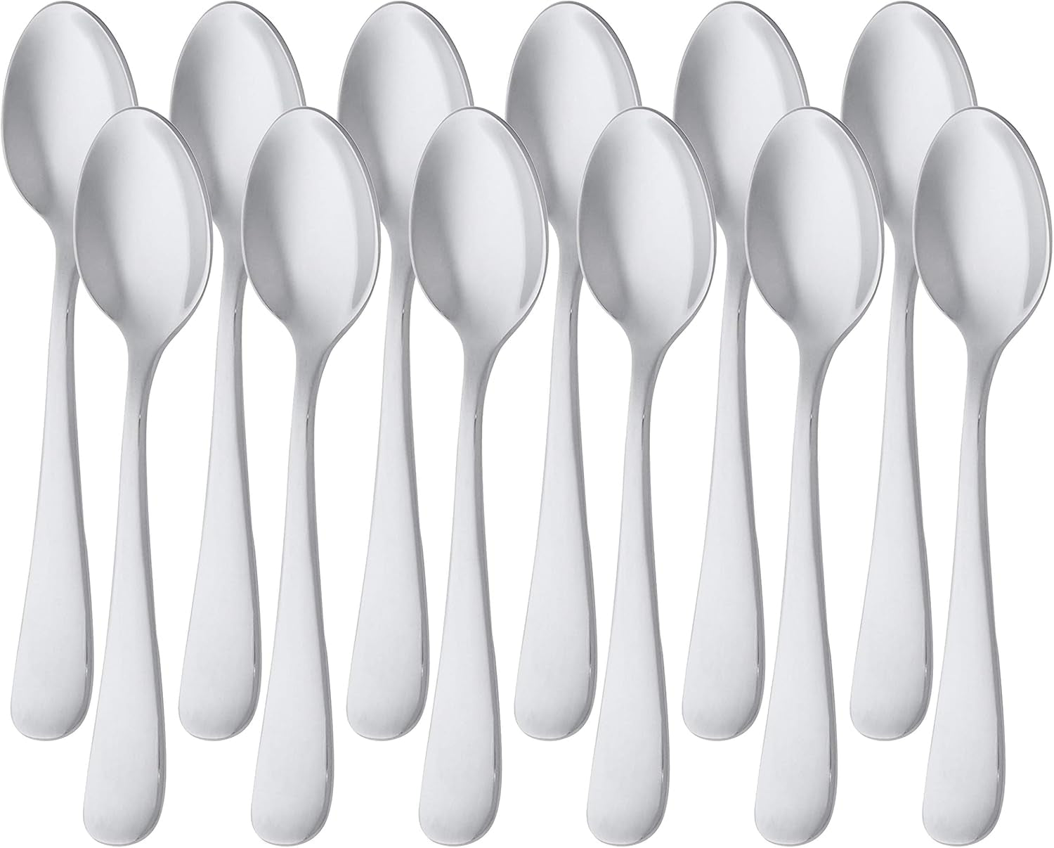Rustfrit stål kaffeske Rundkant Design 12 Pack Sølv Naty Shop Køkken Enkelt Rund Edge Design