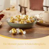 Lindor hvide chokoladekugler | 400 g ca. 30 hvide chokoladekugler med smelte-i-mund-fyld | Gave af chokolade | Chokoladegave (pakke med 2)