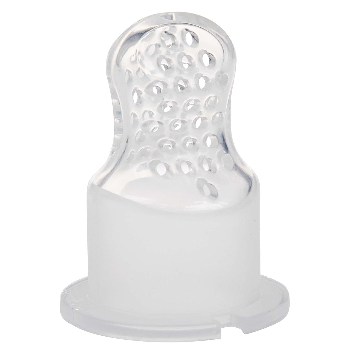 Nuby Silikone Fruit Feeder Nibbler - Frugt Feeder til babyer 6 måneder og småbørn - Biring til frugter, grøntsager og puréer - BPA fri - Pink - 6+ måneder