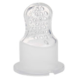 Nuby Silikone Fruit Feeder Nibbler - Frugt Feeder til babyer 6 måneder og småbørn - Biring til frugter, grøntsager og puréer - BPA fri - Pink - 6+ måneder