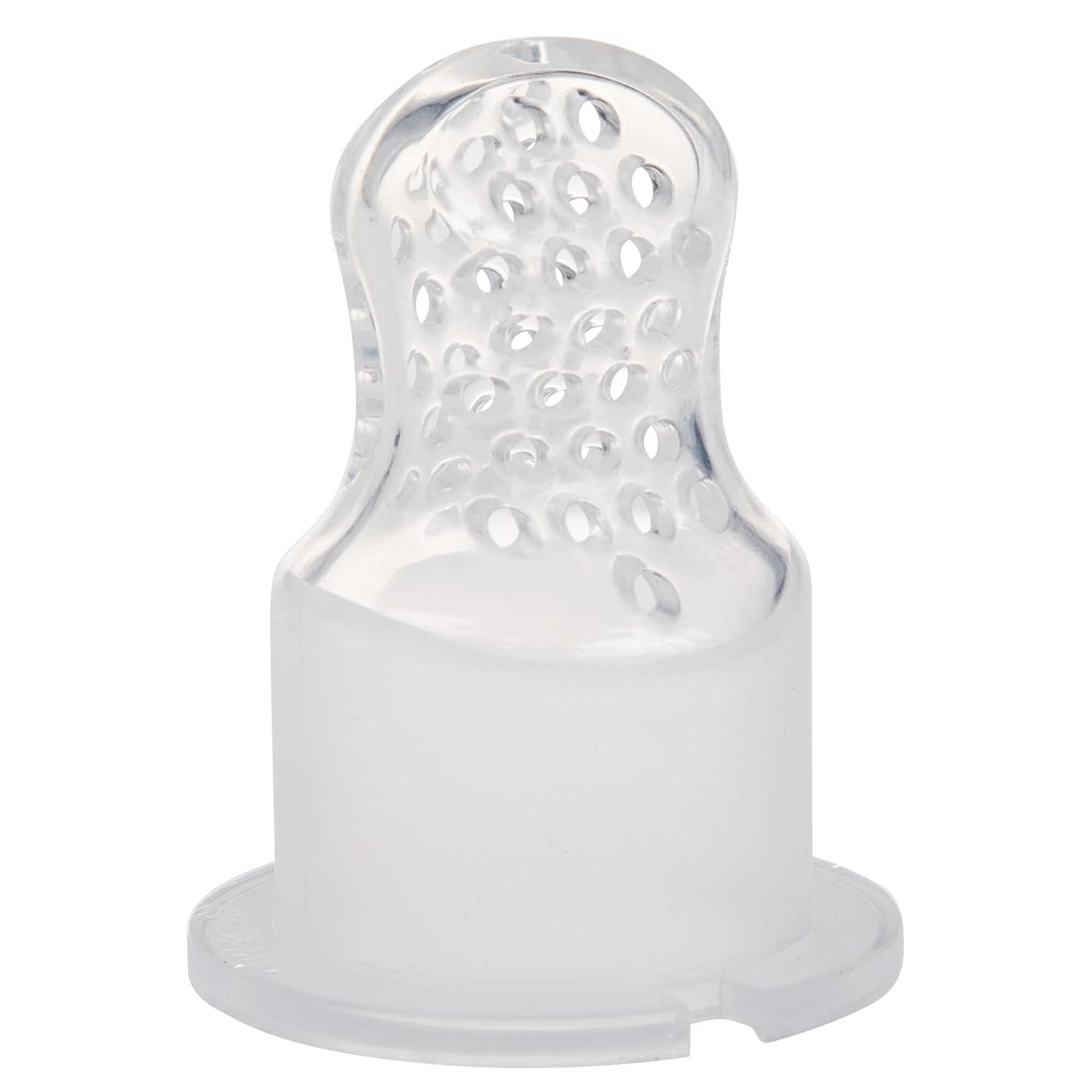 Nuby Silikone Fruit Feeder Nibbler - Frugt Feeder til babyer 6 måneder og småbørn - Biring til frugter, grøntsager og puréer - BPA fri - Pink - 6+ måneder