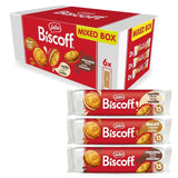 Lotus Biscoff | Dobbelt kiks Variety Pack | 3 sorter | 2 pakker pr. sort | 15 dobbeltkiks pr. pakke | Ingredienser af naturlig oprindelse | Ingen farvestoffer | 6 x 150g | 900 g