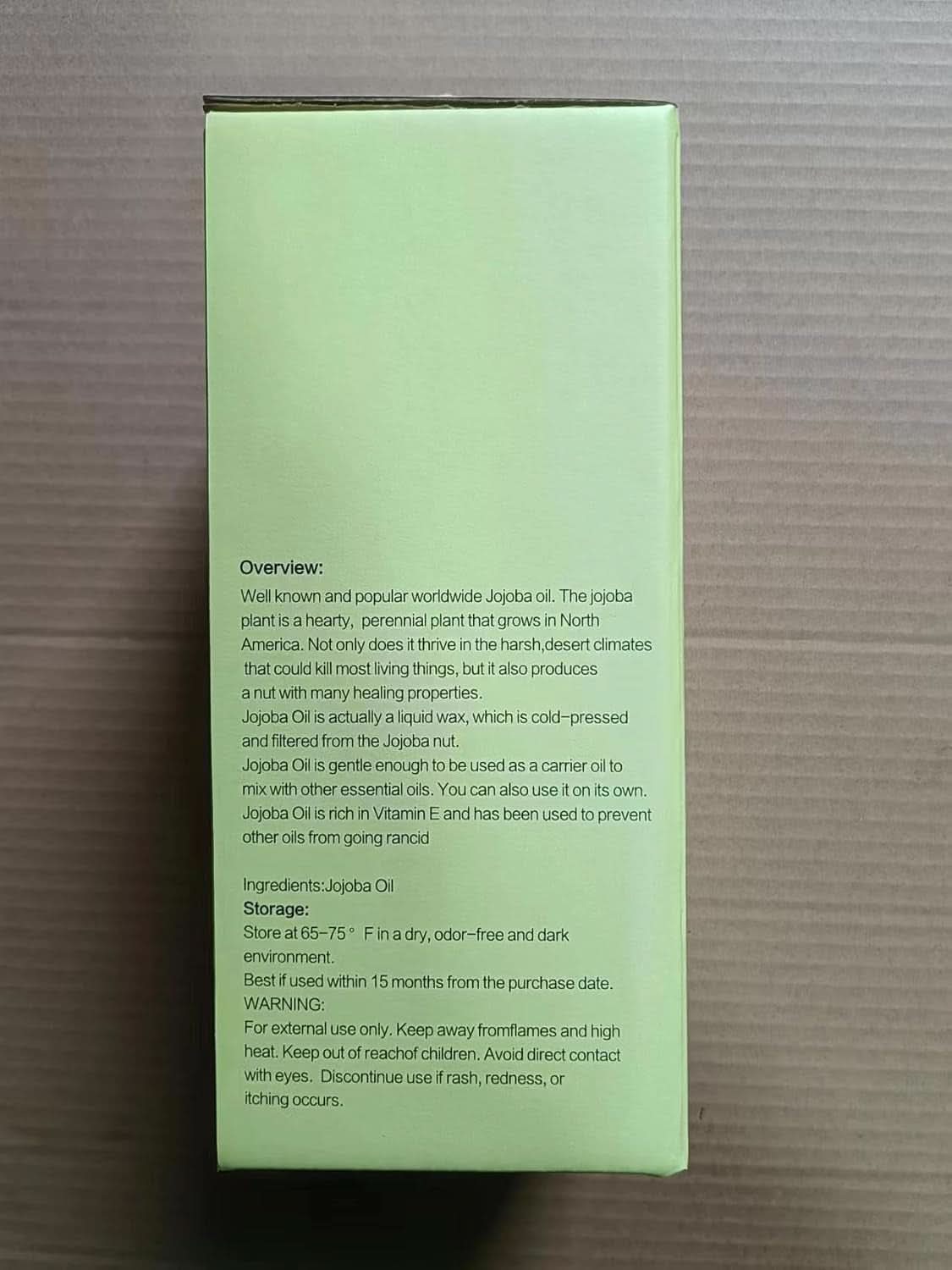 Økologisk jojobaolie 1 liter, 100% ren Kosmetik og Skønhed Naty Shop