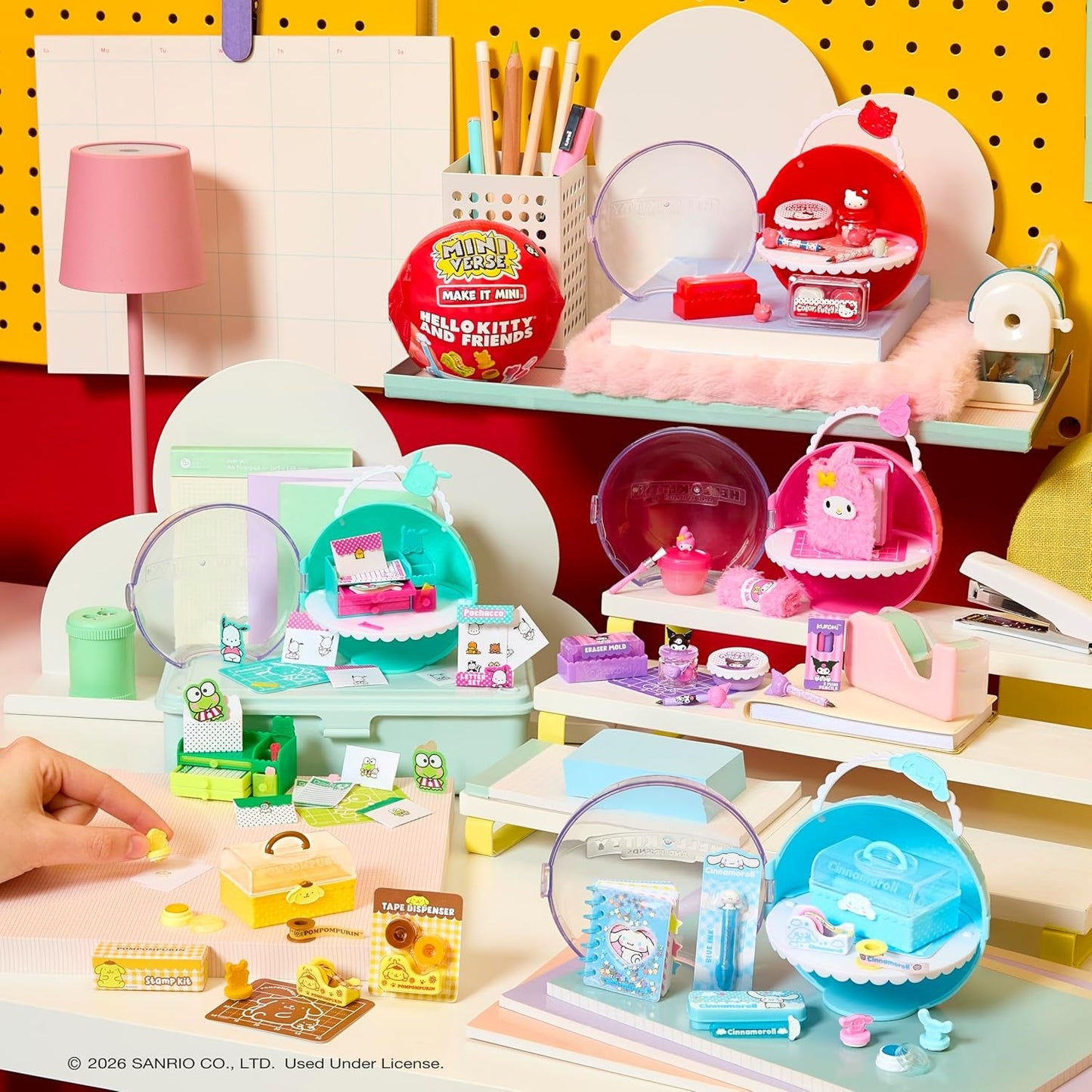 Miniverse MGA Make It Mini Hello Kitty and Friends Series 3 - Mini Samlerobjekter, Sanrio, Retro Replicas Paperery, Crafts, DIY, til samlere og børn fra 8 år og opefter