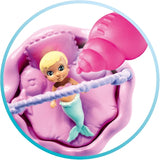 Simba 105733524 - Steffi Love Mermaid Family, gravid havfruedukke med Kevin som havfrue, med barneseng, 29 cm påklædningsdukker, legedukker, til 3+ år gamle dukker Naty Shop