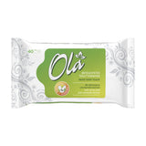 OLA vådt toiletpapir - (1X40 stk.) Vådservietter - kamilleekstrakt og mælkesyre, vaskbar, følsom hud - 40 stk.