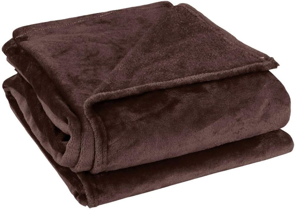 Sourcing Map Hyggeligt tæppe tæppe sengetæppe Blødt & varmt fleece tæppe som sofa tæppe Sofa tæppe Stue og krammetæppe Blødt plys uld tæppe Orange 150X200Cm Senge og tæpper Besuche den uxcell-Store Mørkebrun 200X230Cm