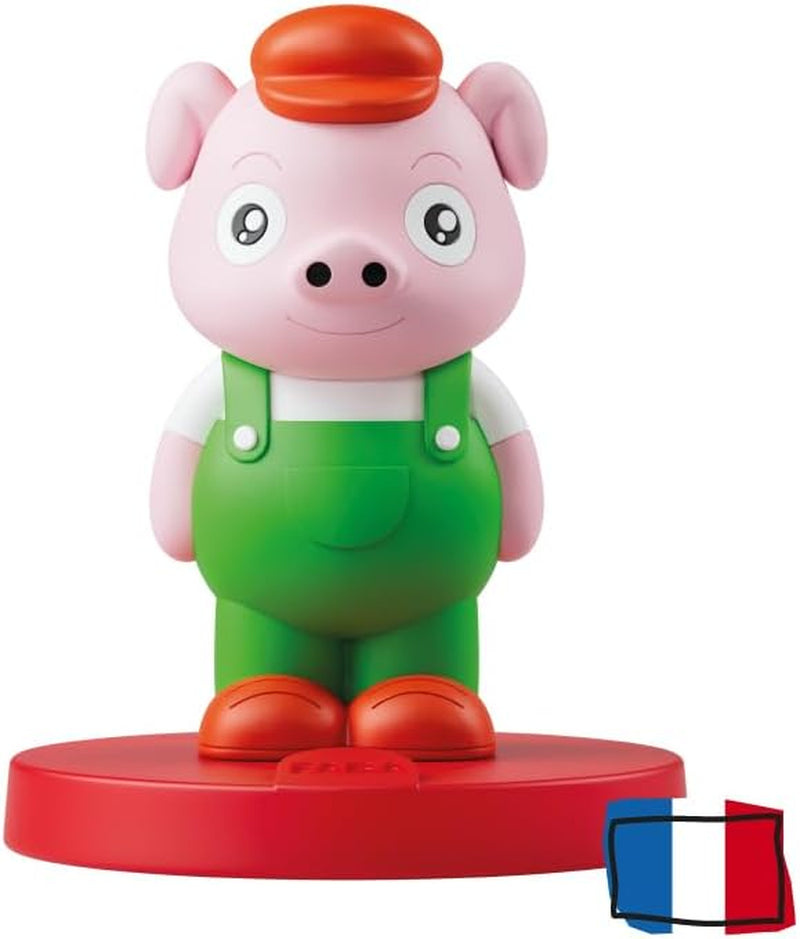 The Three Little Pigs lydfigur - lydhistorier - legetøj, undervisningsindhold, fransk version, børn i alderen 4 til 6 Bebe Naty Shop Toys Standardtitel