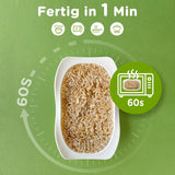 Elf-Family Konjak Reis Thai Brauner Shirataki Bowl -[Diätbox for 1 Wo.] - Instant Jasmin Reis - Fertiggerichte für Mikrowelle - Natürlich Superfoods Mikronährstoffe - Vegansk/Low Carb/Fettfrei- 6er Box
