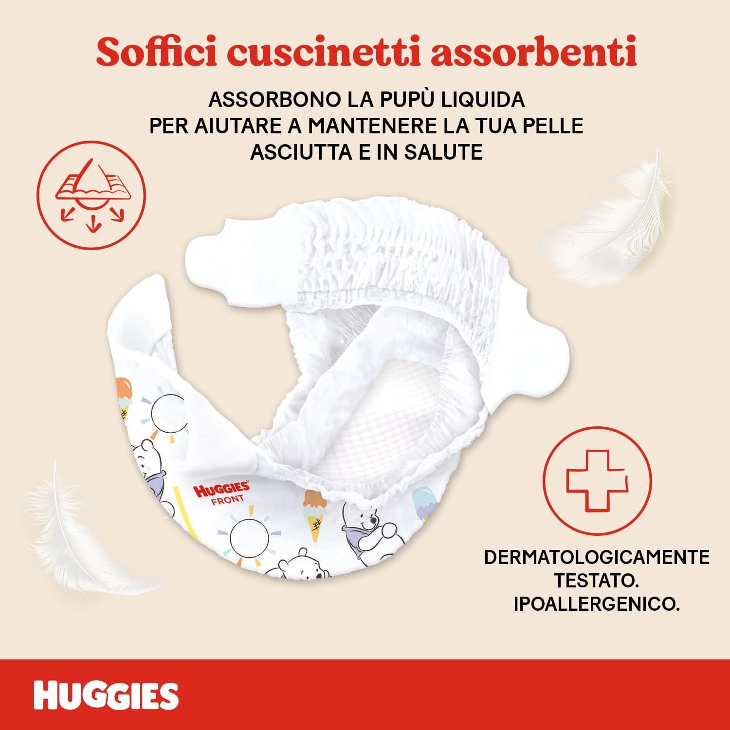 Huggies Extra Care Babybleer Størrelse 1 (2-5 kg) Superabsorberende Disney Design Bulk Pakke 160