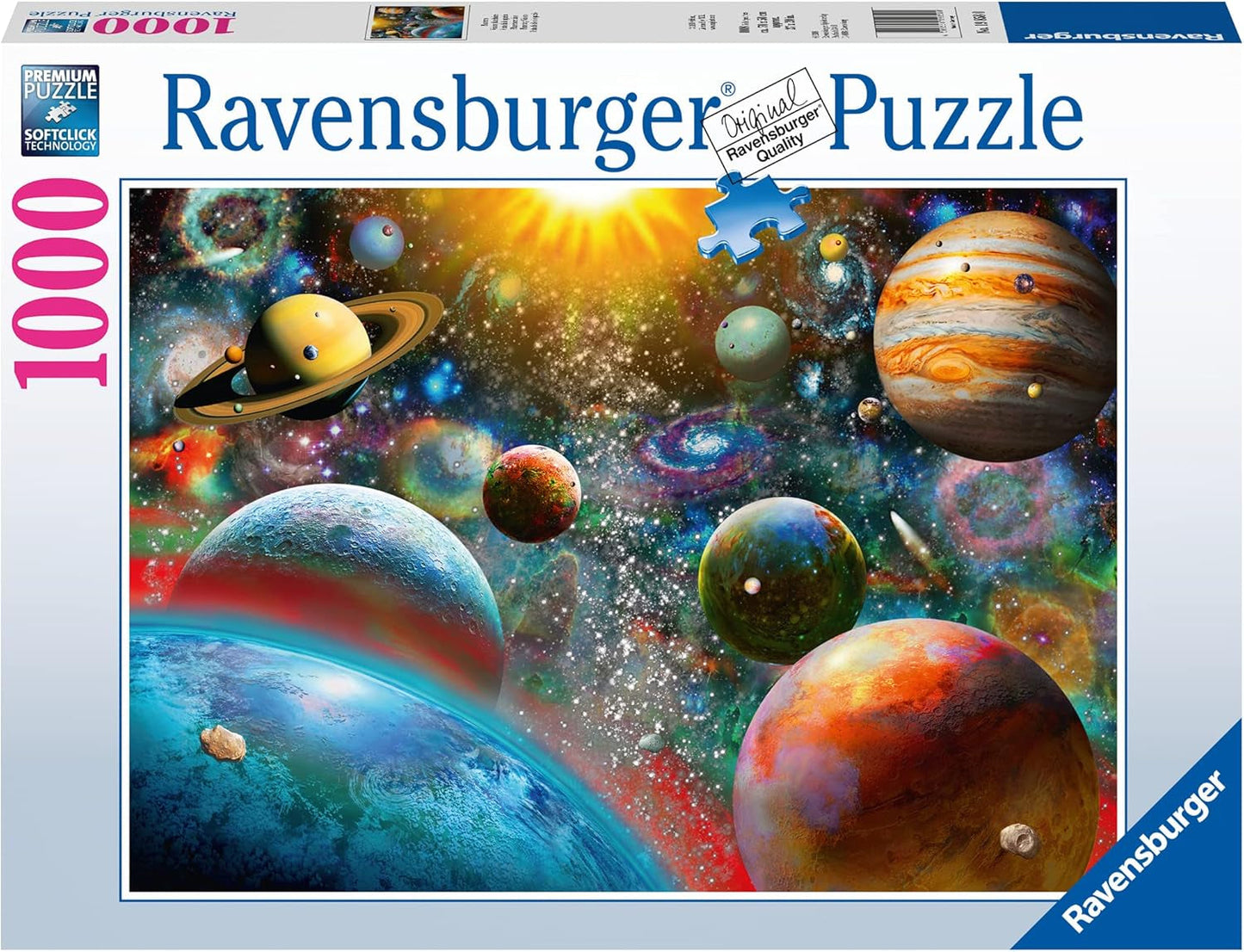 Ravensburger Puslespil 19858 - Planeter - 1000 brikker puslespil for voksne og børn fra 14 år, rummotiv puslespil Puslespil Naty Shop