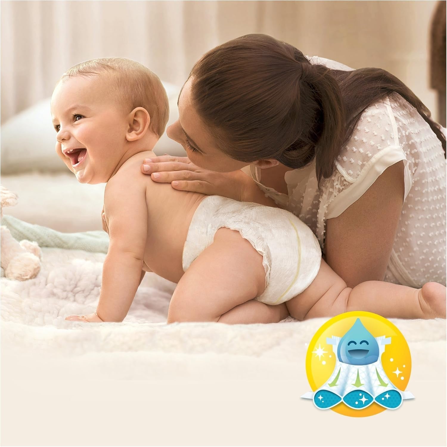 Pampers Premium Protection bleer til nye babyer, Jumbo pack, str. 1, 72 stk