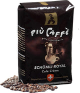 Café Crème Kaffeebohnen, würzig, kräftig, intensiv og gehaltvoll, Arabica og Robusta, Schweizer Trommelröstung, ganze Bohnen für Volllautomaten Schümli Royal 1 kg