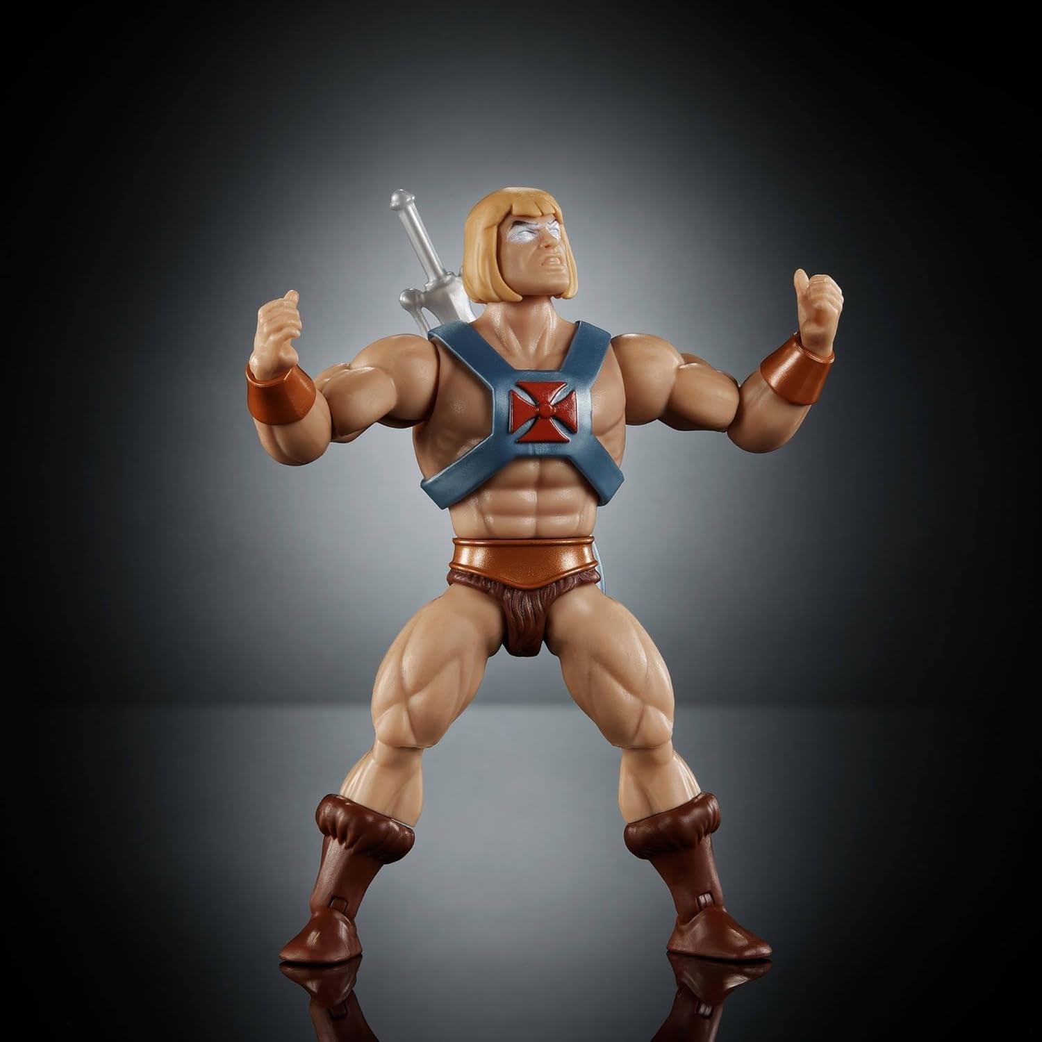 Masters of the Universe Origins Action Figur Faker fra tegneseriekollektionen, ca. 14 cm høj, He-Man duplikat fra 1980'ernes tv-serie, detaljeret design og 16 bevægelsespunkter, JBM82 Actionfigurer Naty Shop