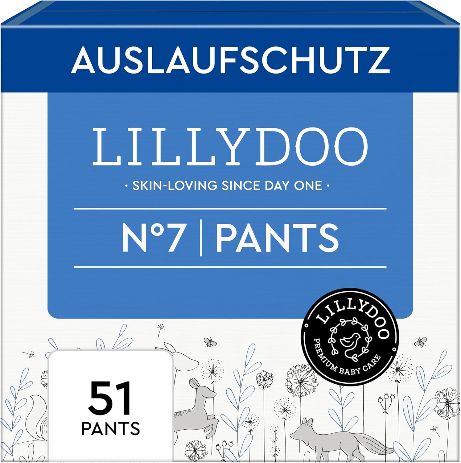 LILLYDOO Hudvenlige Bukser Størrelse 5 (12-17 kg) Månedlig æske (105 stk.)
