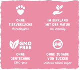 Sanabelle Freshe Mieze - Mixtray | 10 x 100g Mixpack | 4 lækre varianter af kattefoder at prøve | Dampet våd kattefoder, ligesom friskkogt