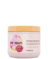 Keratin Ice Cream omstruktureringsmaske. Omstrukturerende hårmaske, 500 ml Naty Shop hårmaske 500 ml (1 pakke)
