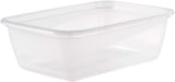 Kekeeper sæt med 3 madopbevaringsglas, 3 x 1,25 l, 20,5 x 15,5 x 6,5 cm, Fredo Fresh, gennemsigtig blå Madopbevaringsbokse Naty Shop