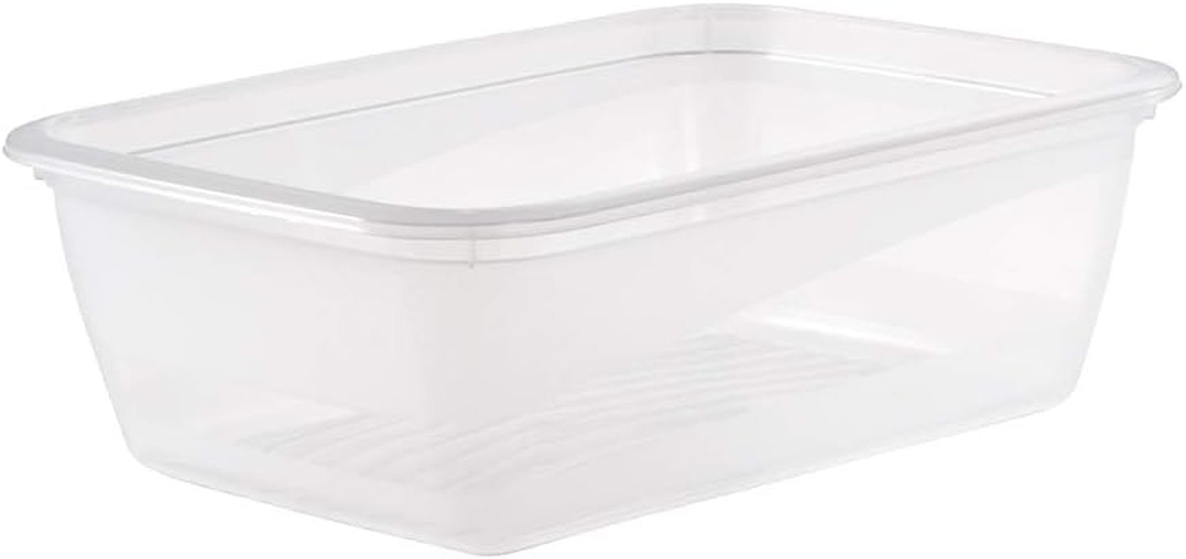 Kekeeper sæt med 3 madopbevaringsglas, 3 x 1,25 l, 20,5 x 15,5 x 6,5 cm, Fredo Fresh, gennemsigtig blå Madopbevaringsbokse Naty Shop