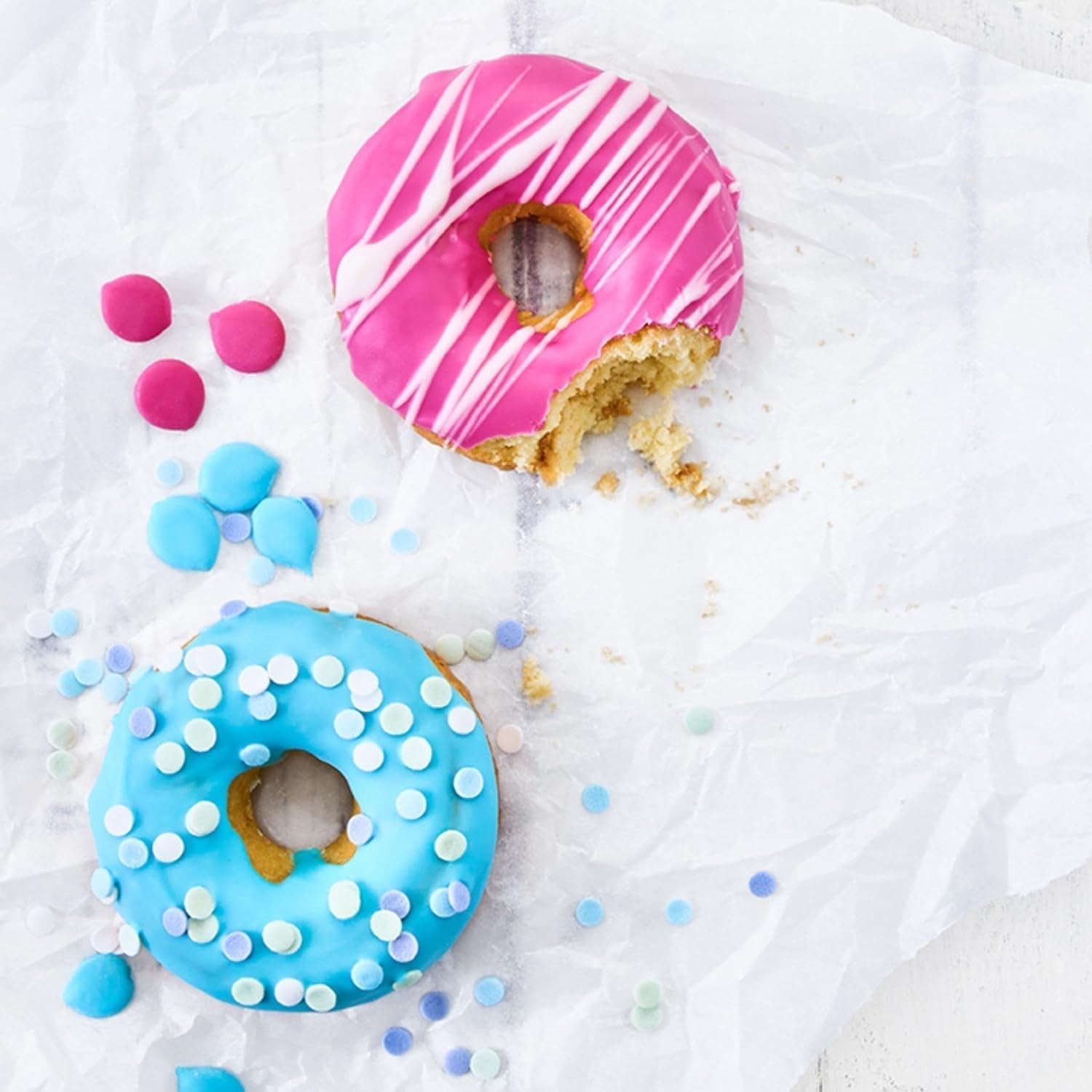 Birkmann, Easy Baking, Donutblech, Backform Für 6 Donuts, Mit Hochwertiger Antihaftbeschichtung, Ø 9 Cm, Mit Rezept, 881631 Forme og bakker til bagning Naty Shop