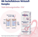 Sanosan Stretch Mark Minimiser, klinisk testet - bevist at reducere strækmærker efter graviditet, uden paraffinolie, farvestoffer, silikoner, 75 ml Kosmetik og skønhed Naty Shop